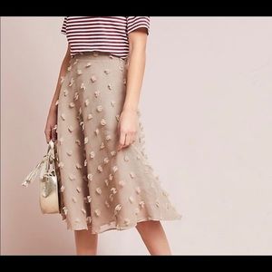 SOLD Anthropologie Marlow Textured Skirt